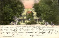 CPA Wien Romische Ruine Schonbrunn 