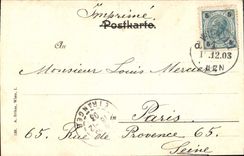 CPA Wien Mozart Monument