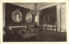 CPA Wien Schonbrunn Schloss Schlaff und Sterbezimmer des Kaisers Franz Josef I