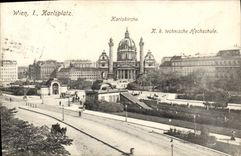 CPA Wien Karlsplatz Karlskirche
