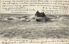 CPA Bateau De Sauvetage En Pleine Mer