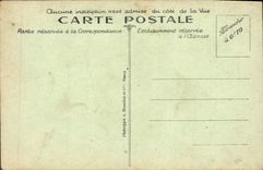 VINTAGE POSTCARD Cloister De I' Ossuaire De Douaumont Cells Of the Militaria Tombs