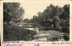 VINTAGE POSTCARD Paysage With the mouth Of Cheuille has Bonny