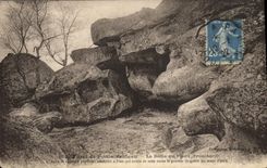 CPA Foret De Fontainebleau La Roche Qui Pleure Franchard
