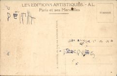 CPA Paris L'Arc De Triomphe qui abrite la tombe du soldat inconnu Militaria