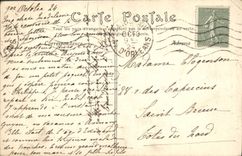 VINTAGE POSTCARD Paris Church German St Of Close Vault of the Sacring Heart