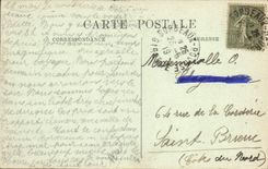 VINTAGE POSTCARD Bordeaux Cathedral Saint Andre Marche