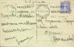 VINTAGE POSTCARD Niort the Keep and Separates it