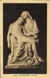 VINTAGE POSTCARD Abbey of Hautecombe Pieta