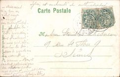 VINTAGE POSTCARD Heavy Miraculous Cave of Notre Dame de Lourdes