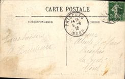 VINTAGE POSTCARD Life Of Bernadette the First Appearance February 11th, 1858