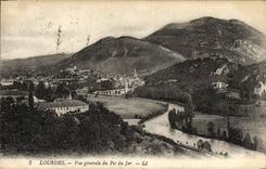 VINTAGE POSTCARD Heavy View of the Peak of Jer