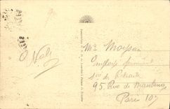 VINTAGE POSTCARD Heavy Sight of night of the basilica