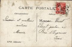 VINTAGE POSTCARD Fantaisie Woman I Gathered Them has Your Intention