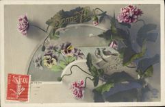 CPA Fantaisie Fleurs