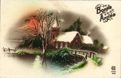 CPA Fantaisie Bonne annee