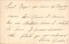 CPA Fantaisie Bonne annee