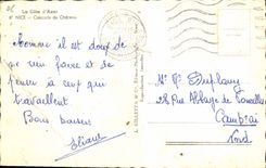 CPM Nice Cascade du chateau