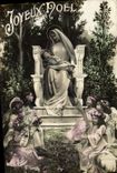 CPA Fantaisie Vierge Joyeux Noel Anges 