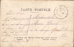 CPA Fantaisie Vierge Joyeux Noel Anges 