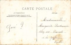 VINTAGE POSTCARD Fantaisie Woman April 1st Poisson Marin Fishes Sinning