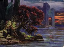 CPA Fantaisie Paysage