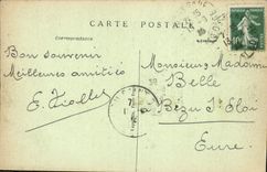 CPA Chambord Le Chateau Place d'Armes du Marechal de Saxe