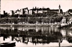 MODERN CARD Chinon View of the Castle