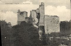 CPA Vendome Les Ruines du Chateau