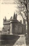 VINTAGE POSTCARD Castle of Kerouzere Dimensions Northern Sibiril Environs of Saint pol. of Leon