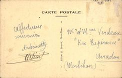 VINTAGE POSTCARD Palate of Fontainebleau the Baptistry