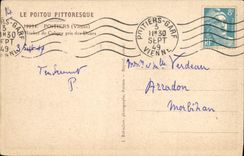 CPA Poitiers Rocher de Coligny Pris des Dunes