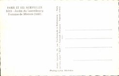 CPM Paris Et Ses Merveilles Jardin du Luxembourg Fontaine de Medicis