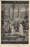 CPA Peintunes Murales Du Pantheon Sainte Genevieve par Puvis de Chavannes Paris 