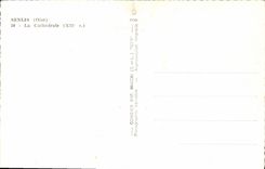 MODERN CARD Senlis the Cathedral