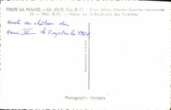 MODERN CARD Pau Morning on the boulevard of the Pyrenees