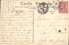 VINTAGE POSTCARD Paris the Street Souffiot and the Pantheon