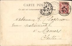 VINTAGE POSTCARD Paris Louvre Suichets