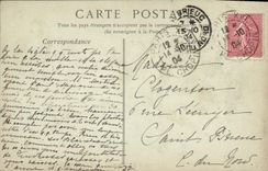 Panorama de París de la POSTAL de la VENDIMIA de la lumbrera de París el jardín de Tileries y del Champs Elysées