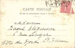 VINTAGE POSTCARD Paris Bois de Boulogne the Pond with the Hinds