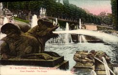 CPA Saint Cloud Grandes Eaux Le Dragon