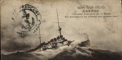 CPA Danton Cuivasse Francais de ler Rang en manoeurvre