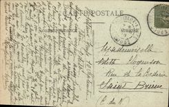 VINTAGE POSTCARD Falls Of Doubs After the Fall