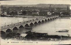 CPA Bordeaux Le Pont de Bordeaux
