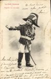 VINTAGE POSTCARD Small Pandora Sergeant You Are right Child