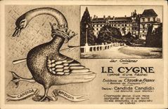 VINTAGE POSTCARD the Swan Emblem of Claude Of France woman of François 1st