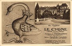 CPA Le Cygne Embleme de Claude De France femme de Francois 1er