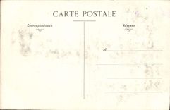 VINTAGE POSTCARD The bourree of Auvergne Folklore