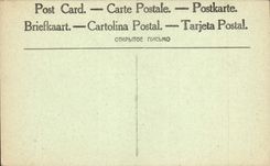 VINTAGE POSTCARD In Alsace the True Militaria Plebiscite