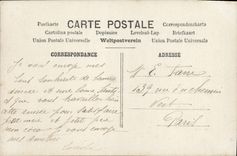 VINTAGE POSTCARD Happy New Year has Which Will require Them My Small Heart it Will have Child Clover